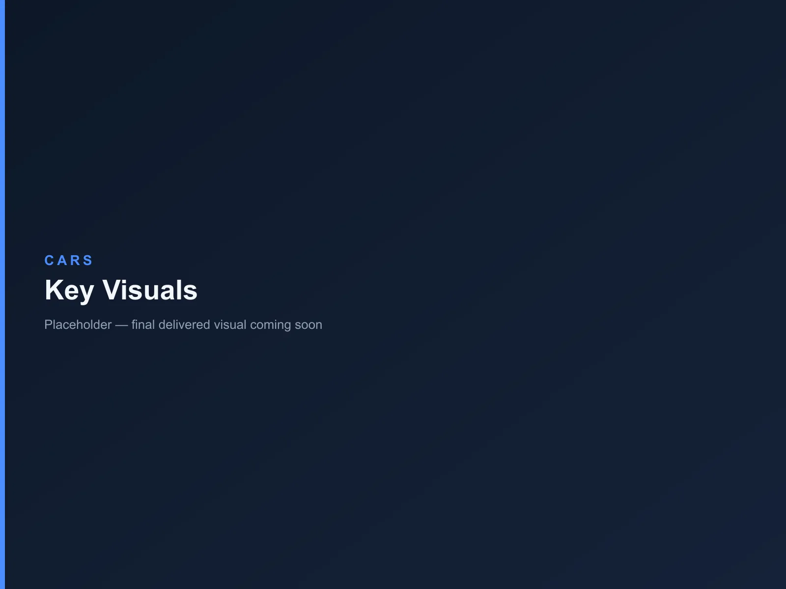 Placeholder result image for Key Visuals — Cars