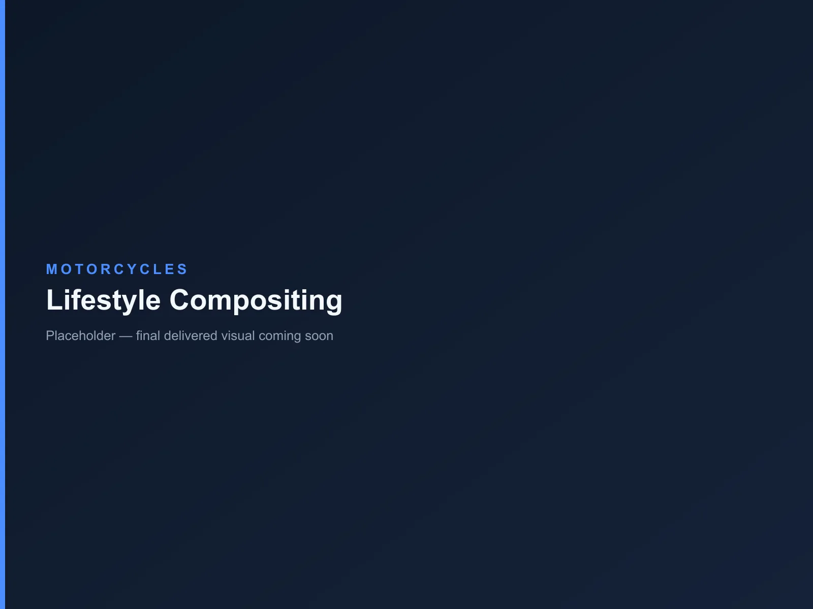 Grafika zastępcza efektu: Lifestyle Compositing — Motorcycles